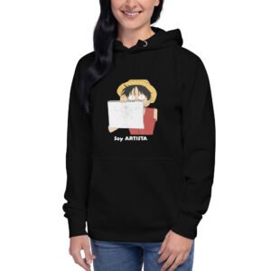cotton-heritage-m2580-i-unisex-premium-pullover-hoodie-black-front-68b8a1925f21d.jpg Sudadera LUFFY  con capucha  SOY ARTISTA unisex