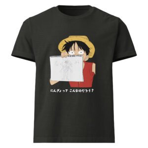 unisex-oversized-garment-dyed-t-shirt-washed-black-front-68ba76d2c091b.jpg Camiseta LUFFY oversize JAPONES unisex