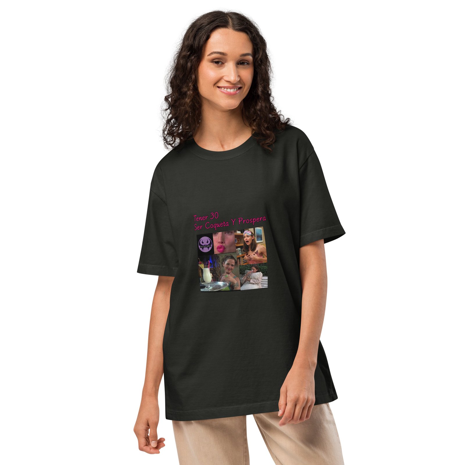 Camiseta SI TUVIERA 30  oversize - Imagen 4