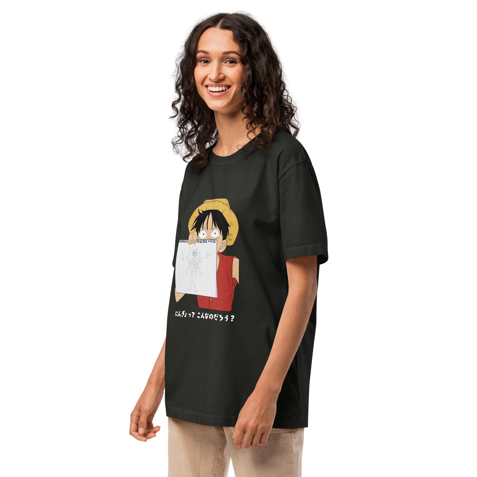 Camiseta LUFFY oversize JAPONES unisex - Imagen 6