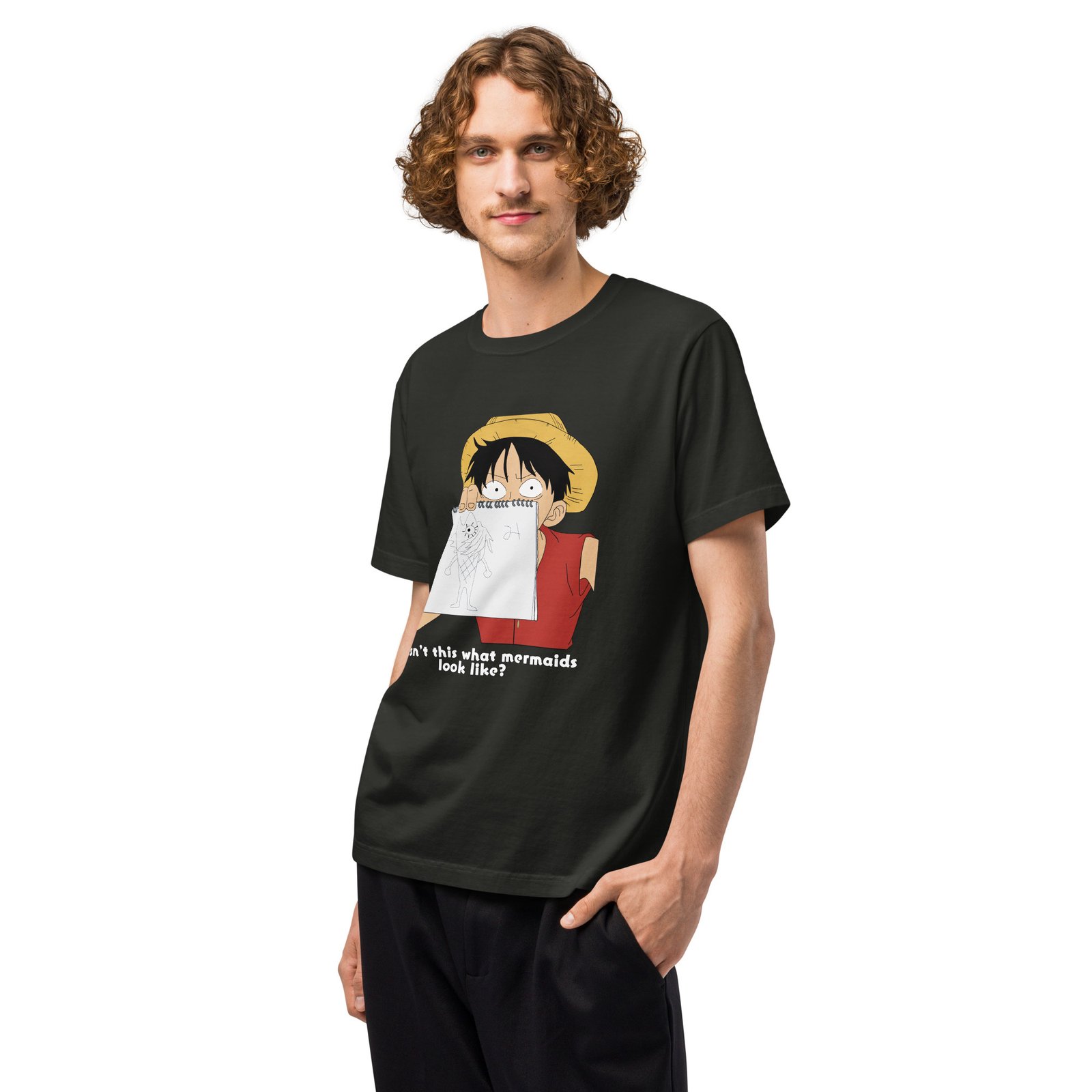 Camiseta LUFFY oversize SIRENAS ENG unisex - Imagen 5